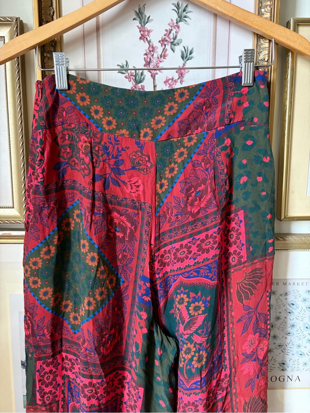 Farm Rio Wide-Leg Pants Small - Picture 8 of 12